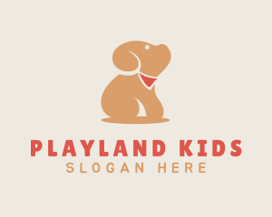 Puppy Scarf Vet logo design