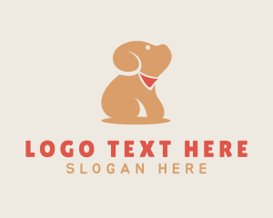 Young - Puppy Scarf Vet logo design