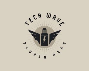 Electronic - Thunder Vape Wing logo design