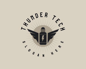 Thunder - Thunder Vape Wing logo design