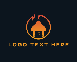 Electricity - Electric House Utility logo design