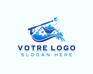 Cleaning - Hydro Power Washing logo design