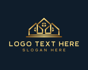 Contractor - Luxury Village Realty logo design