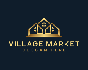 Village - Luxury Village Realty logo design