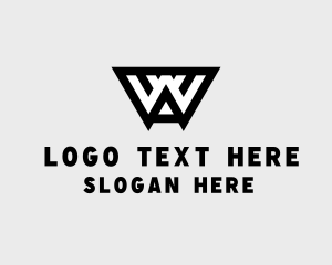 Letter Wa - Modern Elegant Business logo design