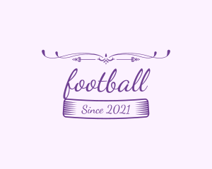 Girl - Purple Feminine Text logo design