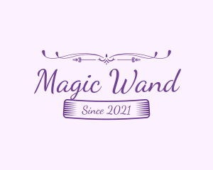 Purple Feminine Boutique logo design