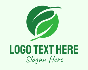 Salad - Green Leaf Herb logo design