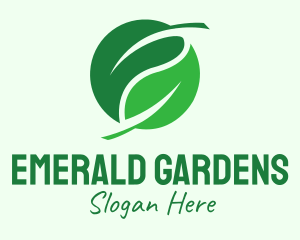 Green Leaf Herb logo design