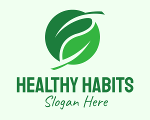 Green Leaf Herb logo design