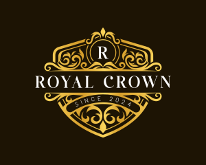 Crest Crown Royal logo design