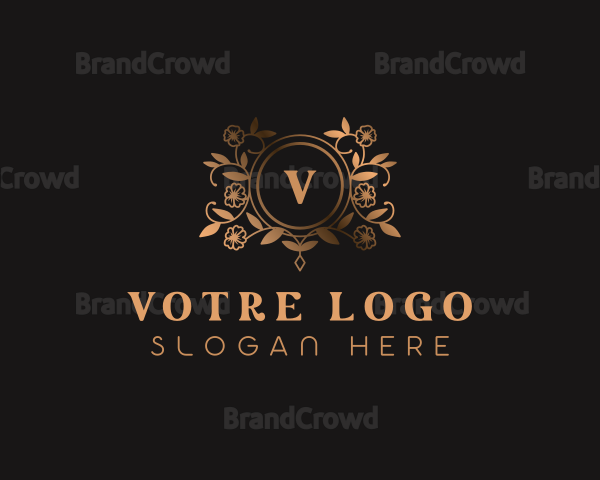 High End Floral Wedding Decor Logo