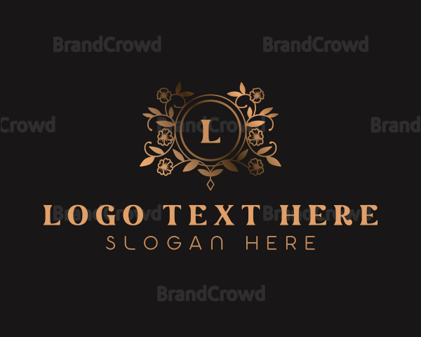 High End Floral Wedding Decor Logo