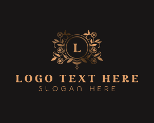 Wedding Planner - High End Floral Wedding Decor logo design