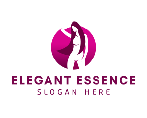 Woman - Sexy Nude Woman logo design