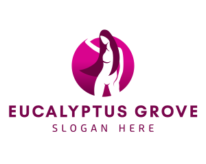 Sexy Nude Woman  logo design