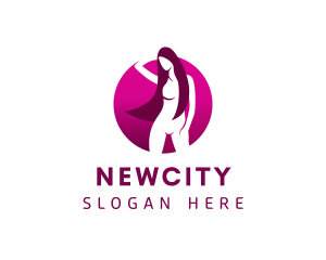 Sexy Nude Woman  logo design