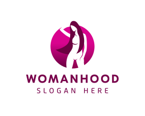 Female - Sexy Nude Woman logo design