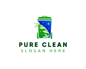 Garbage Bin Cleaning logo design