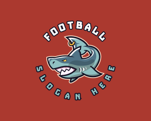 Fish - Angry Shark Predator logo design