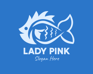 Blue Fish Market Logo