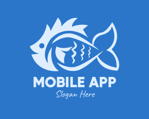 Blue Fish Market Logo