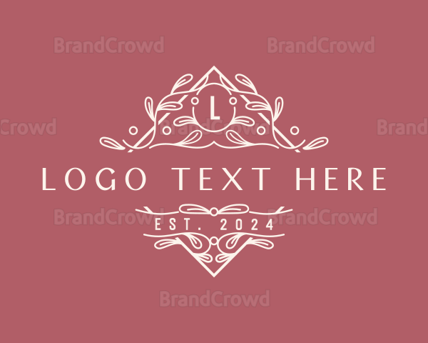 Decorative Floral Boutique Logo