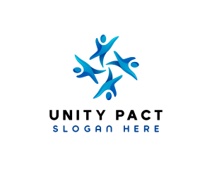 People Social Unity logo design