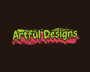 Retro Graffiti Art  logo design