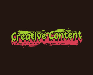 Content - Retro Graffiti Art logo design