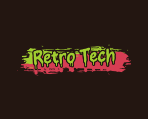 Retro Graffiti Art  logo design