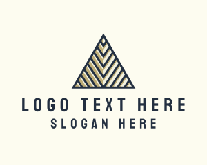 Company - Modern Luxury Pyramid logo design