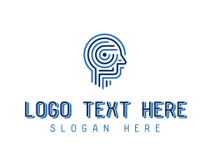 Technology - AI Technology Software logo design