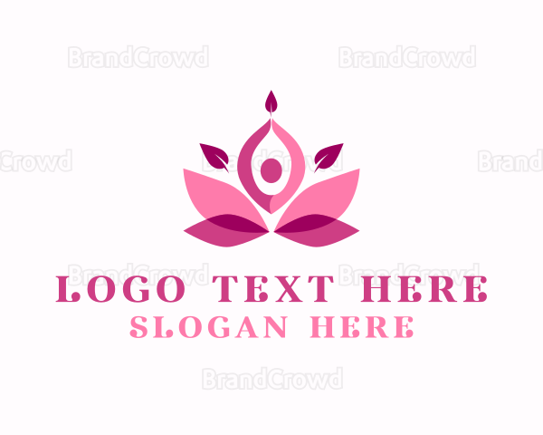 Human Lotus Yoga Logo