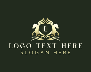 Hotel - Premium Luxury Pegasus logo design