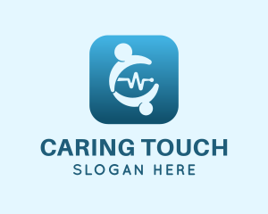 Caregiver - Lifeline Medical App logo design