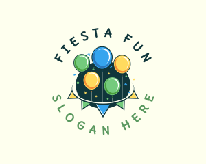 Party - Party Balloon Celebration logo design