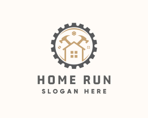 Home Construction Builder logo design