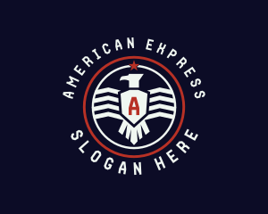 American Veteran Eagle logo design