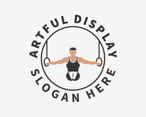 Gymnast Gymnastic Athlete logo design