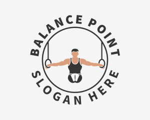 Gymnast Gymnastic Athlete logo design