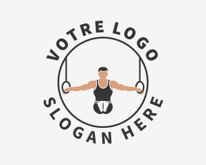 Aerobic - Gymnast Gymnastic Athlete logo design