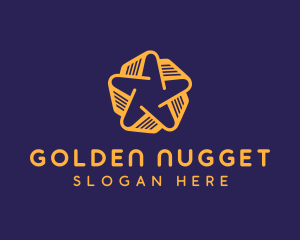 Golden Star Book logo design