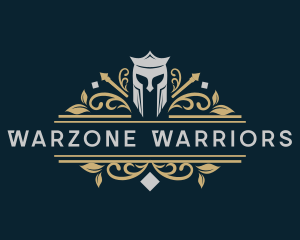 Warrior Armor Helmet logo design