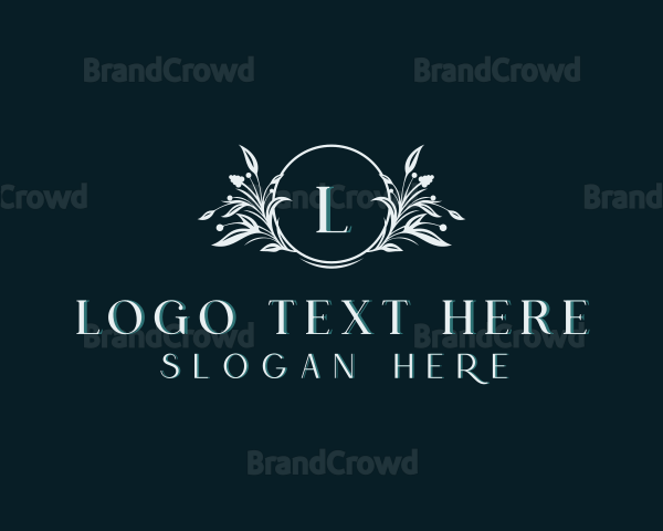 Elegant Flower Arrangement Logo