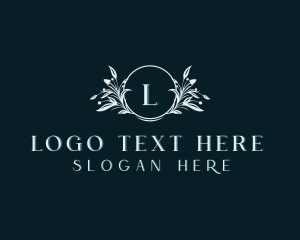 Elegant - Elegant Flower Arrangement logo design