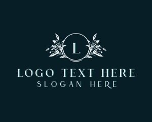 Elegant Flower Arrangement Logo