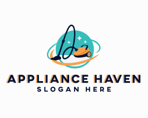 Housekeeping Vacuum Cleaner logo design