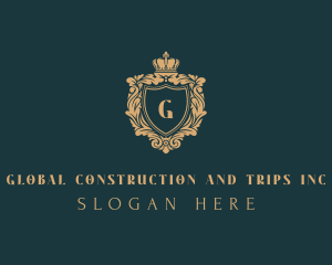 University - Golden Shield Royalty logo design