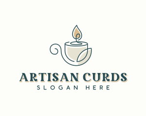 Spa Scented Candlelight logo design